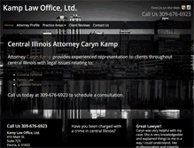 Tablet Screenshot of kamplawoffice.com